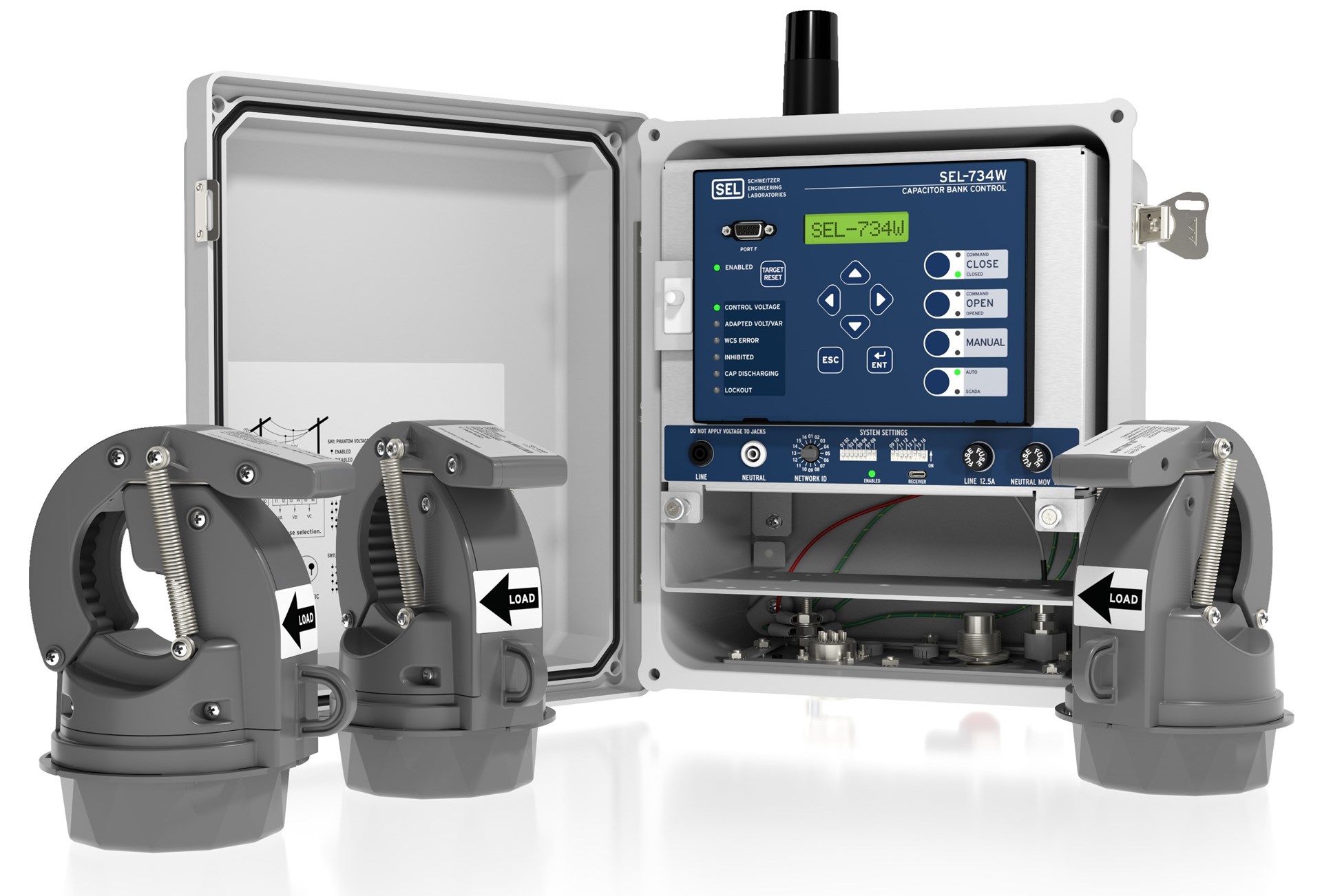 SEL-734W and LINAM WCS Capacitor Bank Control and Wireless Current